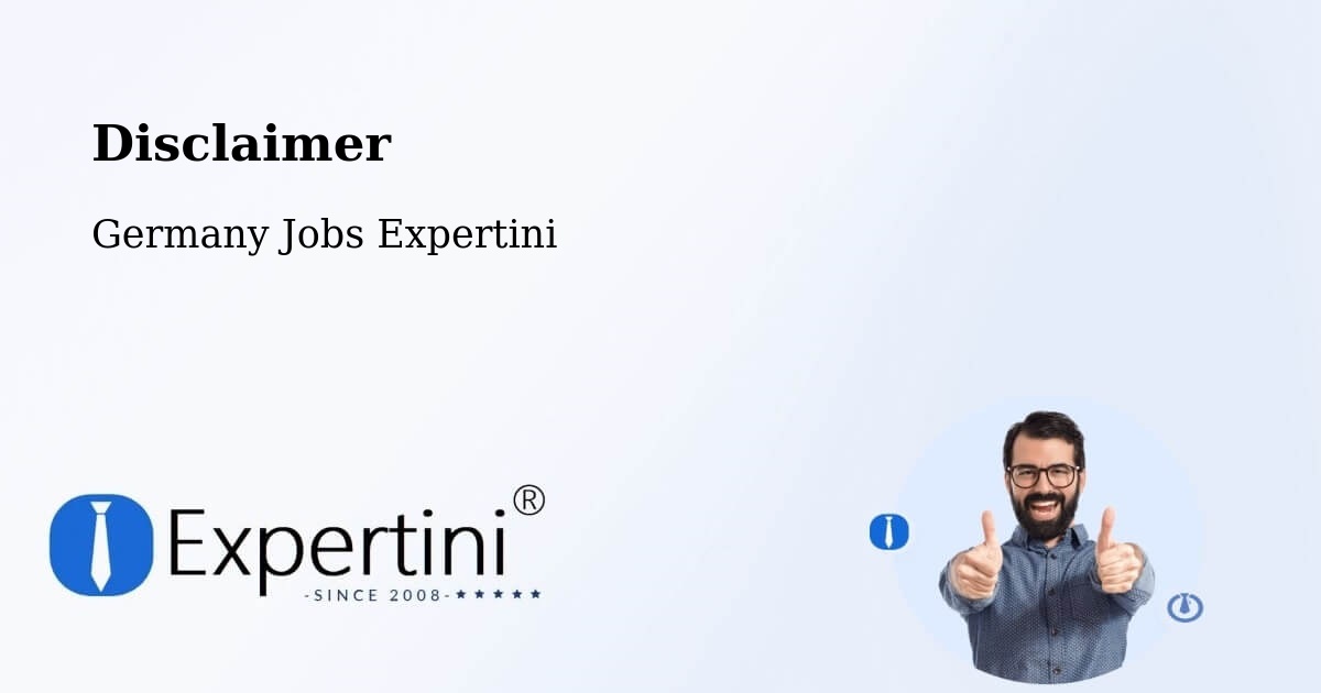 Disclaimer – Schöneck - Germany Jobs Expertini