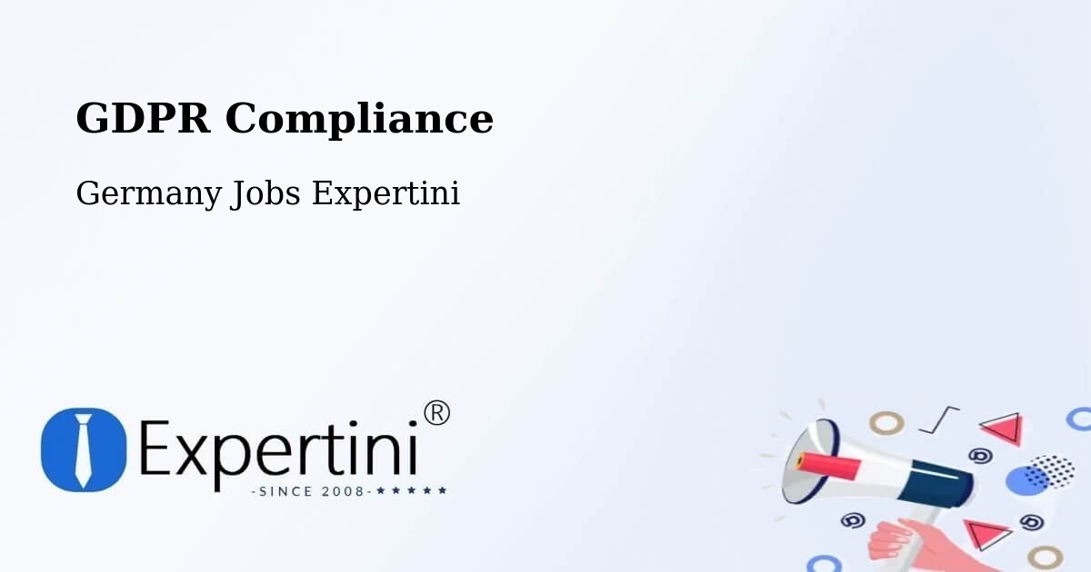 EU GDPR Compliance Statement – Schöneck - Germany Jobs Expertini